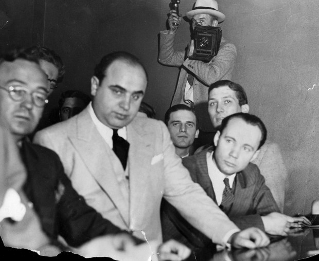 During the prohibition era, Al Capone controlled Chicago's underworld with dozens of murders attributed to him and his gang, including the St. Valentine's Day Massacre in 1929. (Chicago Tribune archive)