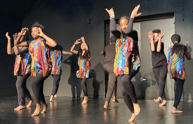 Dancers from the ALATS Dance Company perform to a medley of African music. (Steve Sadin/Lake County News-Sun)