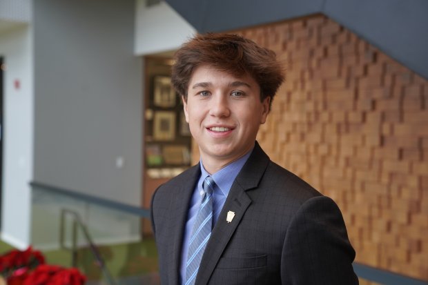 Charles McKerr (Western Springs; Lyons Township High School North) is an Evans Scholar.- Original Credit: Evans Scholars