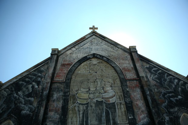 All of Mankind at the Stranger's Home Church, 617 W. Evergreen Ave., by Bill Walker, photographed in 2011. (E. Jason Wambsgans/ Chicago Tribune)