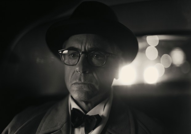 Robert Downey Jr. in a scene from "Oppenheimer." (Universal Pictures)