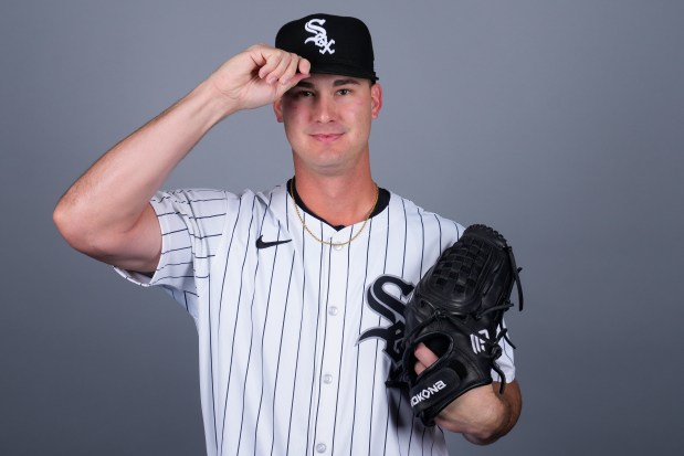 White Sox pitcher Jordan Leasure. (AP Photo/Lindsey Wasson)