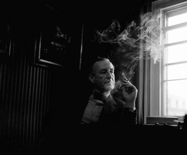 Author Ian Fleming, the creator of James Bond, on Nov. 7, 1963. (Bela Zola/Daily Mirror)