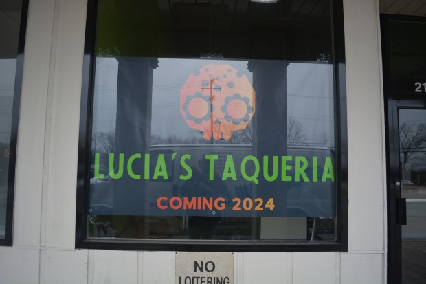 Lucia's Taqueria is another restaurant opening in the Lindenhurst Center this year. (Erin Yarnall)