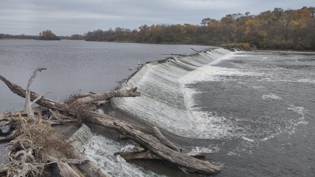 The Fox River dam in Carpentersville will improve public access to the waterway for recreational purposes, village officials say. (Mike Danahey/The Courier-News)