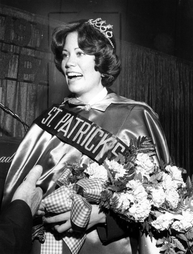 The 1978 Chicago St. Patrick's Day queen is Kelly Kathleen Kennedy. (Quentin Dodt/Chicago Tribune)