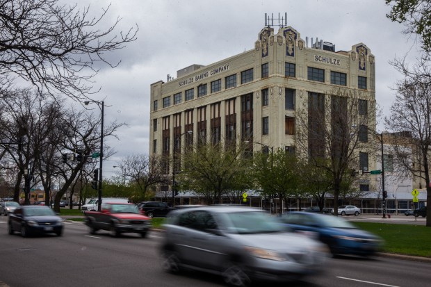 The Schulze Bakery building at 40 E. Garfield Blvd., in Chicago on April 22, 2015.Once the highest-producing baking company in the country the Schulze Bakery building in Chicago's Washington Park neighborhood was built in 1914, designed by firm John Ahlschlager & Son. It was listed in the National Register of Historic Places in 1982. (Zbigniew Bzdak/Chicago Tribune)