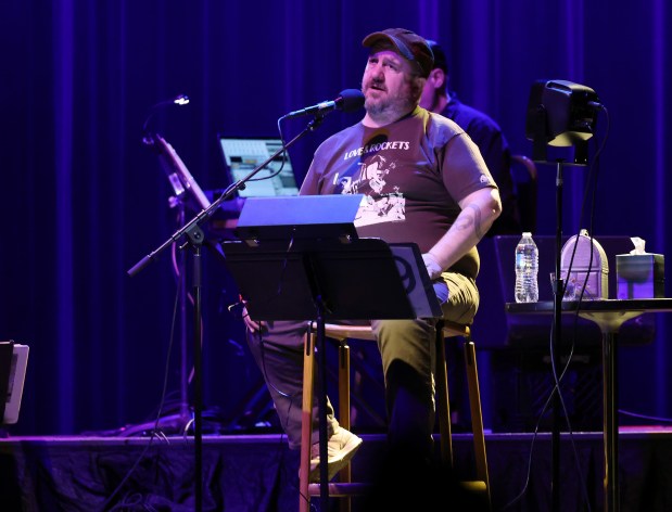 Stephin Merritt of The Magnetic Fields performs at Thalia Hall Wednesday, April 17, 2024, in Chicago. (John J. Kim/Chicago Tribune)