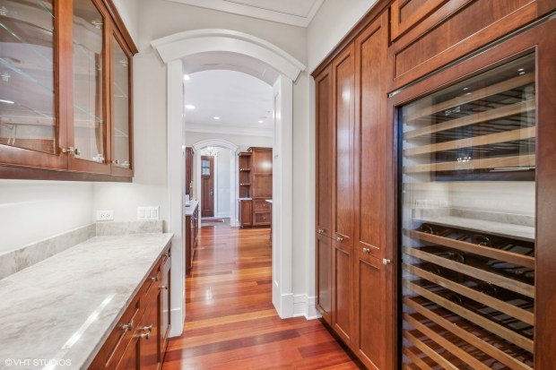 Hinsdale 6-bedroom home with Brazilian Cherry hardwood floors: $3M (Mark Gutierrez/VHT Studios)