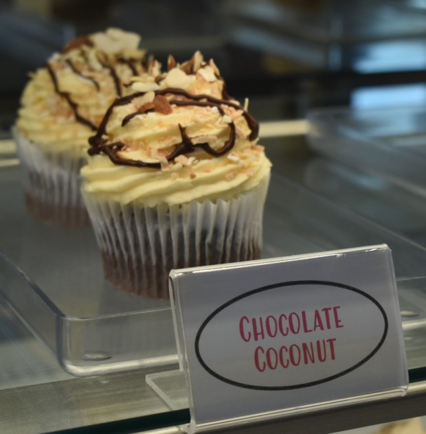 Cupcakes by Design is located in the same Naperville store as Cookies by Design, and offers a wide variety to choose from, according to owner Stacey Swartz, who's been running the latter store for 30 years. (Steve Metsch/Naperville Sun)