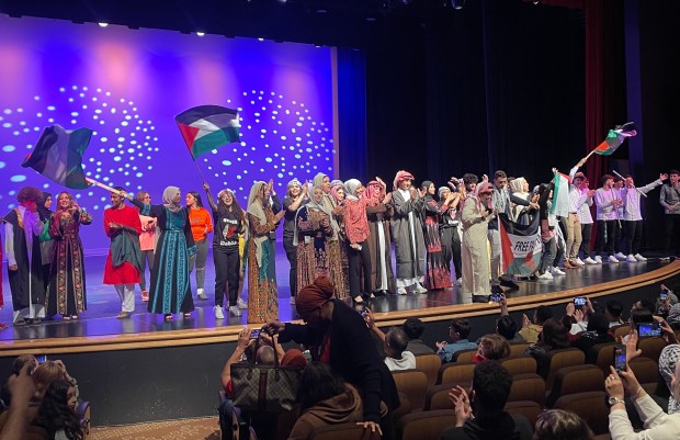 The Arab-American Heritage Club at Stagg High School in Palos Hills paired with the English Language Department in 2022 to showcase multicultural talents in the student population. (Suzan Atallah)