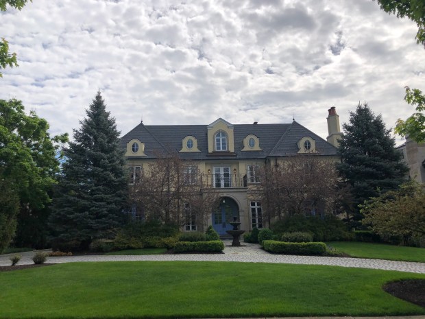 WLS-Channel 7 chief investigative reporter Chuck Goudie has placed his six-bedroom Hinsdale mansion on the market for $3.995 million. (Bob Goldsborough)