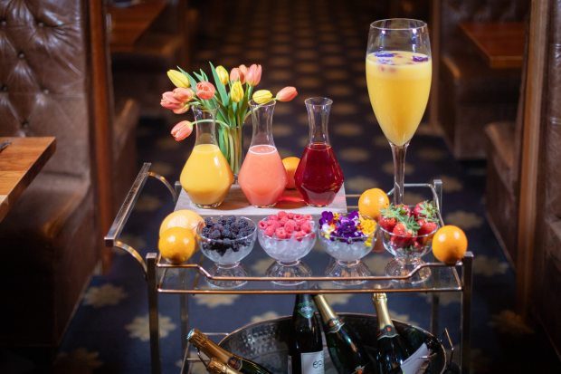 Bottomless mimosas at Mother's Day brunch at Cherry Circle Room. (Carrie Sloan)