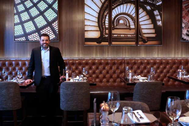 Chief Operating Officer, Brad Alaoui at The Roanoke in downtown Chicago on May 2, 2024. (Antonio Perez/Chicago Tribune)