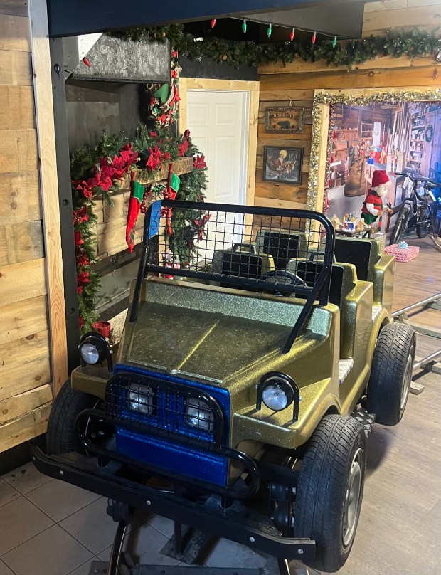 You'll take a jeep ride through the North Pole when you hop on the latest attraction at Santa's Village in East Dundee. The indoor/outdoor North Pole Expedition ride takes visitors past the Candy Cane Gardens, the E.P.I.C. Bakery, North Pole Town Square and other sites. (Santa's Village Amusement and Water Park)