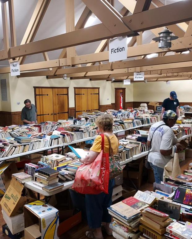 Will County's annual three-day event at which residents can drop off and pick up used books will be held May 31 to June 2 at the Pilcher Park Nature Center in Joliet. (Will County Resource Recovery and Energy Division)