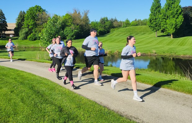 The Oak Brook Park District's Central Park was the site of the May 11 Pink 5K (Oak Brook Park District)