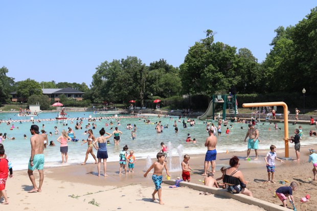 Centennial Beach in Naperville is a popular summertime destination. (Naperville Park District)