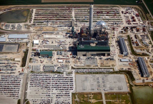 Construction continues at the Prairie State Energy Campus in Illinois on July 7, 2010. (Lane Christiansen/Chicago Tribune)