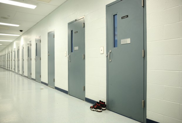 A cellblock at the Illinois Youth Center Chicago on Feb. 15, 2013. (E. Jason Wambsgans/Chicago Tribune)