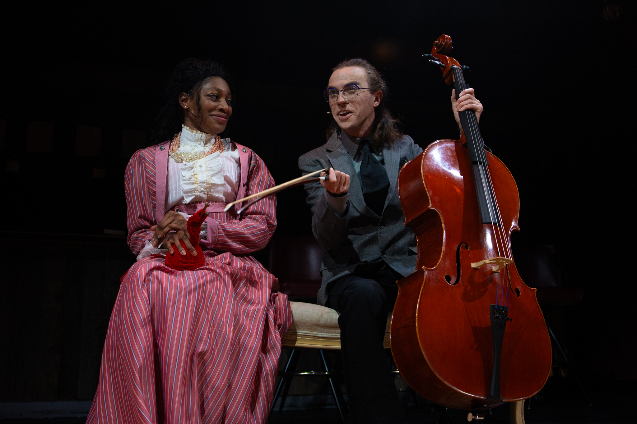 Chamaya Moody and J Alan in Theo Ubique’s production of...