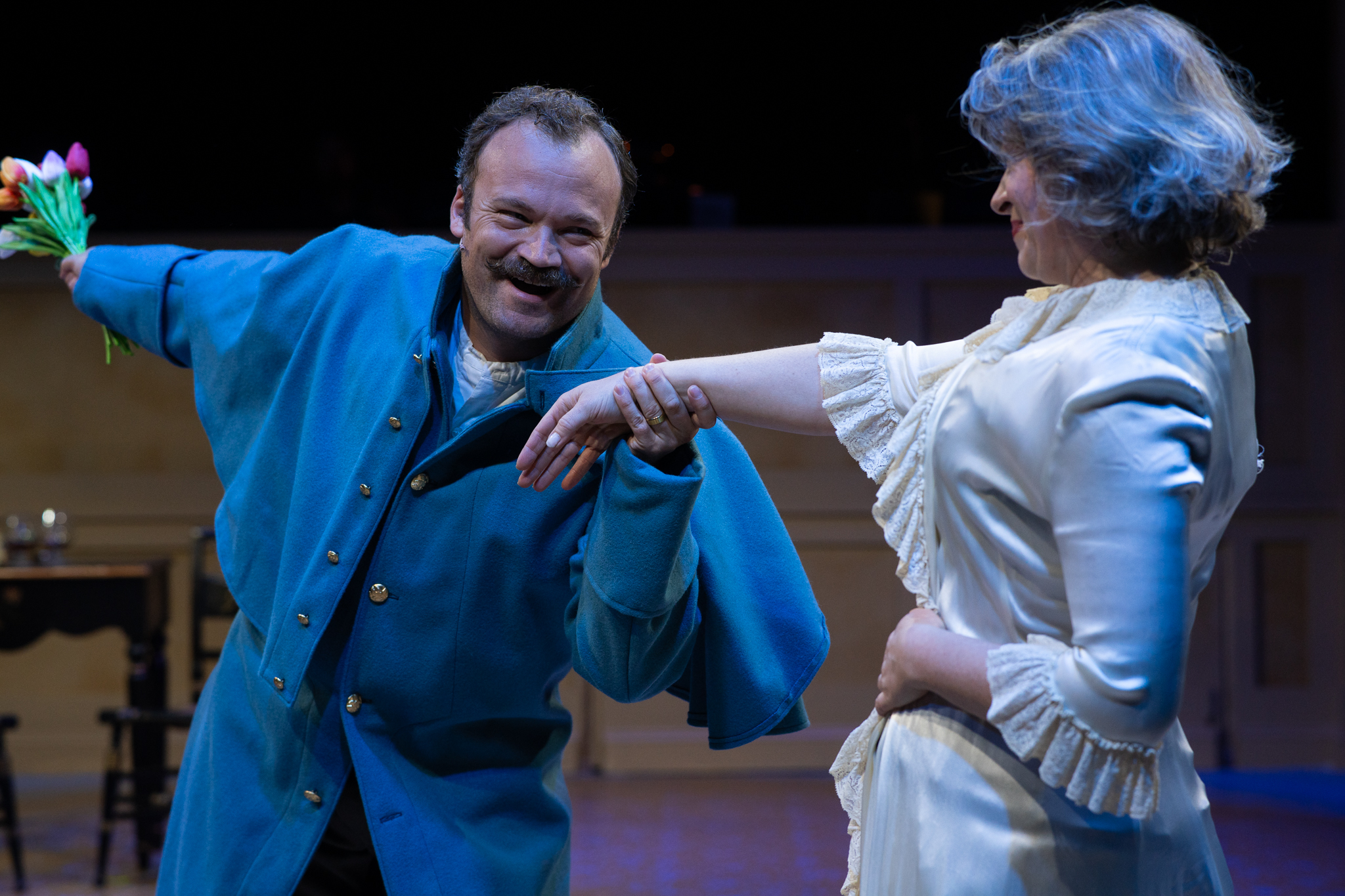 Kevin Webb and Colette Todd in Theo Ubique’s production of...