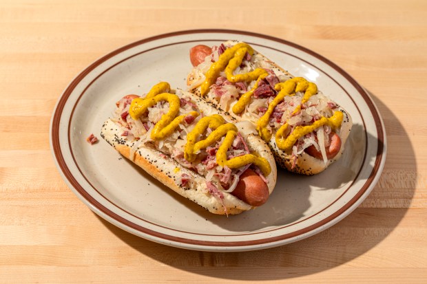 Schneider Deli offers burger and hot dog grilling kits for Father's Day. (Tim McCoy)