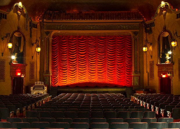 The interior of the Music Box Theatre, photographed in 2022. (Music Box Theatre)