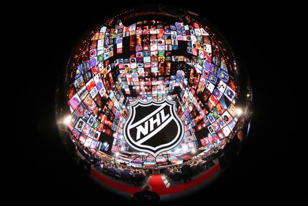 An overall view of Sphere during the NHL draft on June 29, 2024, in Las Vegas. (Bruce Bennett/Getty/TNS)