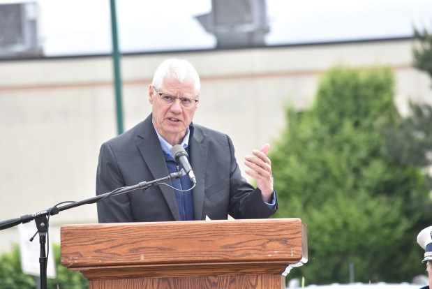 The village of Franklin Park held a special commemorative Memorial Day ceremony May 27, 2024 in Franklin Park. (Jesse Wright/Pioneer Press)