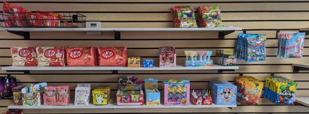 While some of its fare is nostalgic, most of the items being sold at Candy Quest in West Dundee comes from other countries or is currently trendy or trending, the owners say. These are but a few of the options available at the Candy Quest store in West Dundee, which makes its debut with a grand-opening celebration Saturday. (Mike Danahey/The Courier-News)