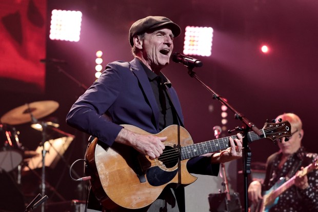 James Taylor performs at Beacon Theatre on March 09, 2023 in New York City. (Jamie McCarthy/Getty Images)
