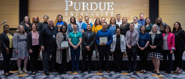 Thirty-nine professionals representing various industries and organizations from Northwest Indiana recently completed the Leadership Northwest Indiana program, hosted by the Leadership Institute at Purdue Northwest. (Photo courtesy of Purdue Northwest)