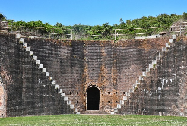 Fort Morgan is a seaside military fort built in the early 1800s and used during the Spanish-American War, World War I and World War II. (Linze Rice/For the Tribune)