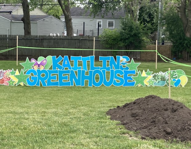 Construction will start soon on Kaitlin's Greenhouse outside Oakdale Elementary School in Waukegan. (Steve Sadin/For the Lake County News-Sun)