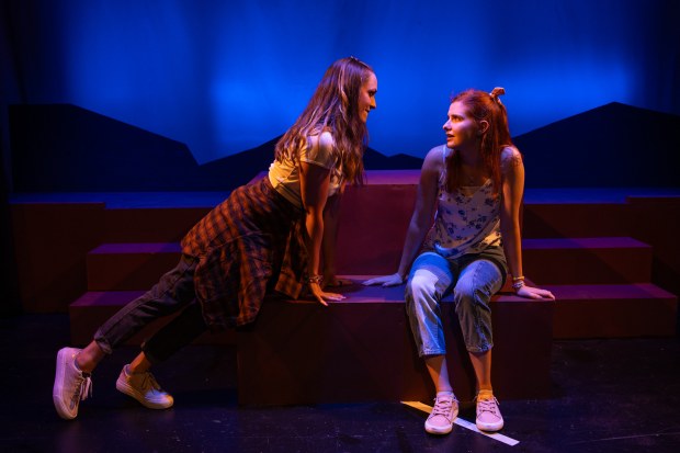 Karylin Veres and Rachel Guth in "The Mad Ones" by Blank Theatre Co. (Elizabeth Stenholt)