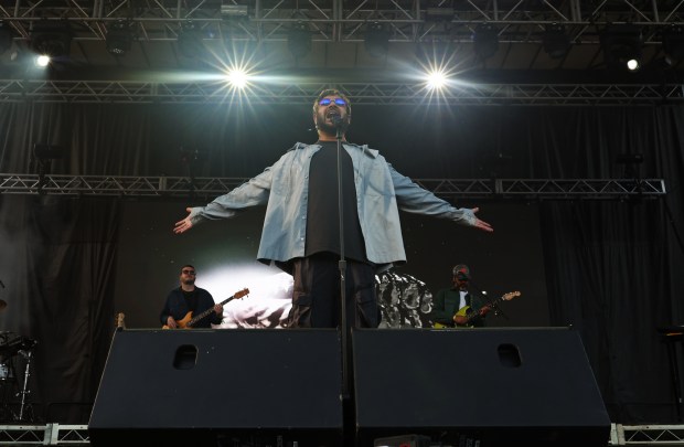 Jai Paul performs during Pitchfork Music Festival at Union Park Friday, July 19, 2024, in Chicago. (John J. Kim/Chicago Tribune)