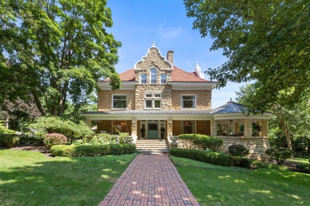 A five-bedroom vintage mansion in Geneva that is listed on the National Register of Historic Places was recently placed on the market for $2.3 million. (Roger Erikson)