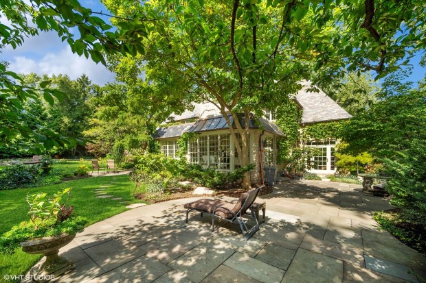 Wilmette 6-bedroom home with bluestone patio, 2 Juliet balconies: $2.2M (Melanie Wegner / VHT Studios)