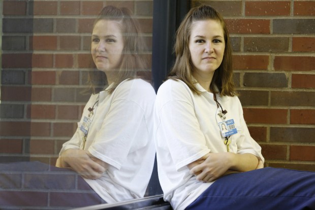 Portrait of Melissa Calusinski, an inmate at the Logan Correctional Center in Lincoln, Ill. in 2013.