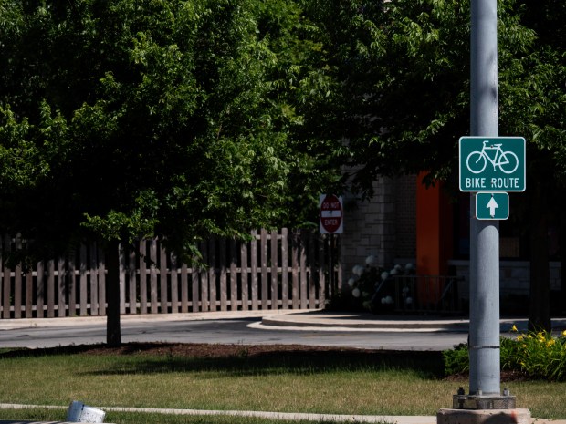 The city of Naperville is has a goal to revamp its bike and pedestrian plan by the end of 2026. (Tess Kenny/Naperville Sun)