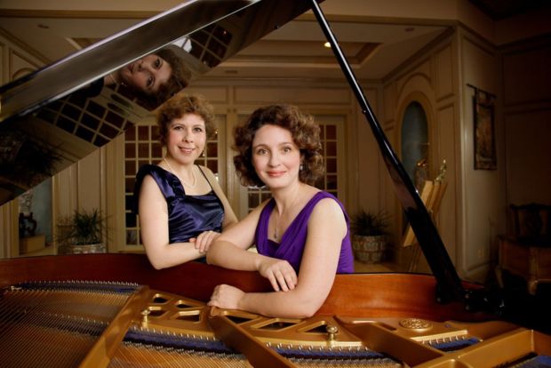 Stanislava Varshavski (left) and Diana Shapiro are the guest duo at the Chicago Duo Piano Festival, July 7-15, at Nichols Concert Hall in Evanston. (Andrew Chiciak)