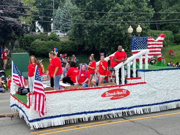 Strack and Van Til was the first-place winner for the business float category for the 2024 Fourth of July parade hosted by the Munster Lions Club and the town of Munster. (Philip Potempa/photo)