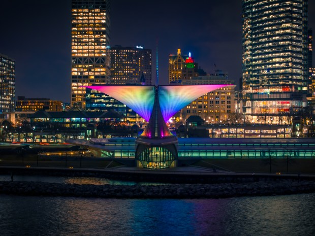 The Milwaukee Art Museum is located along Milwaukee's Lake Michigan shoreline with over 30,000 works of art. (Nate Vomhof)