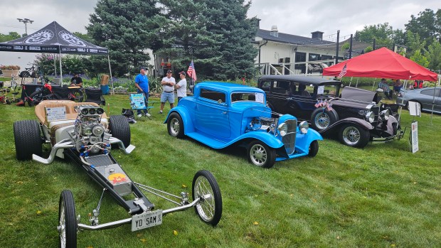 All sorts of cars were on display Sunday at the fourth annual car show offered by the Batavia Overseas VFW and Auxiliary. (David Sharos / For The Beacon-News)