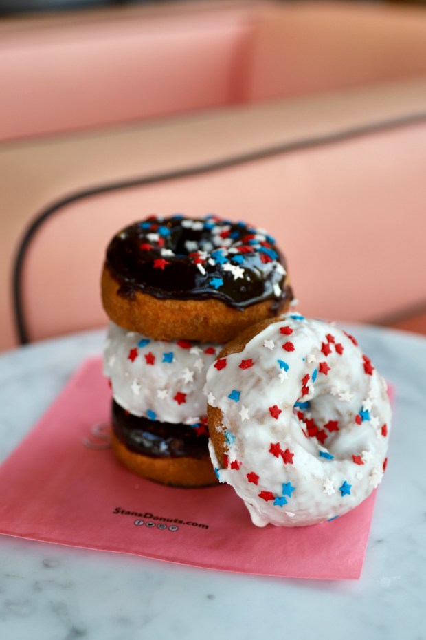 Labor Day doughnuts from Stan's Donuts & Coffee (Hannah Hornacek)