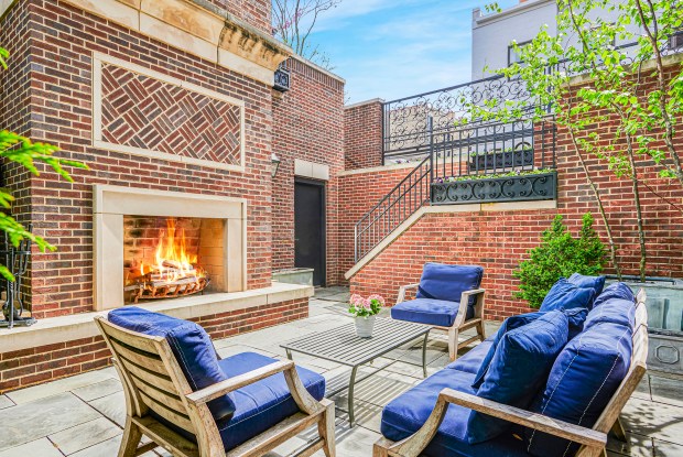 Lincoln Park 7-bedroom home with stone fireplace: $5M (B R Lillie)