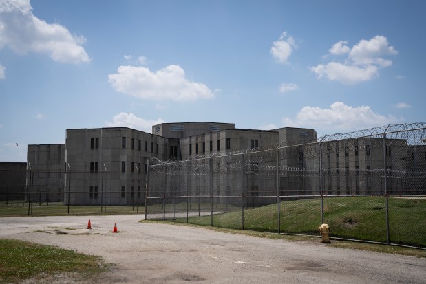 500 bed protective custody unit at Stateville Correctional Center, shuttered in 2004, is seen on Friday, June 22, 2024. (E. Jason Wambsgans/Chic