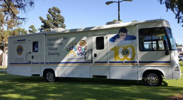 The Lions Mobile Health Screening Unit will be providing free hearing and retinal screenings Sept. 8 at St. Edward Preparatory School in Elgin. (Lions Mobile Health Screening)