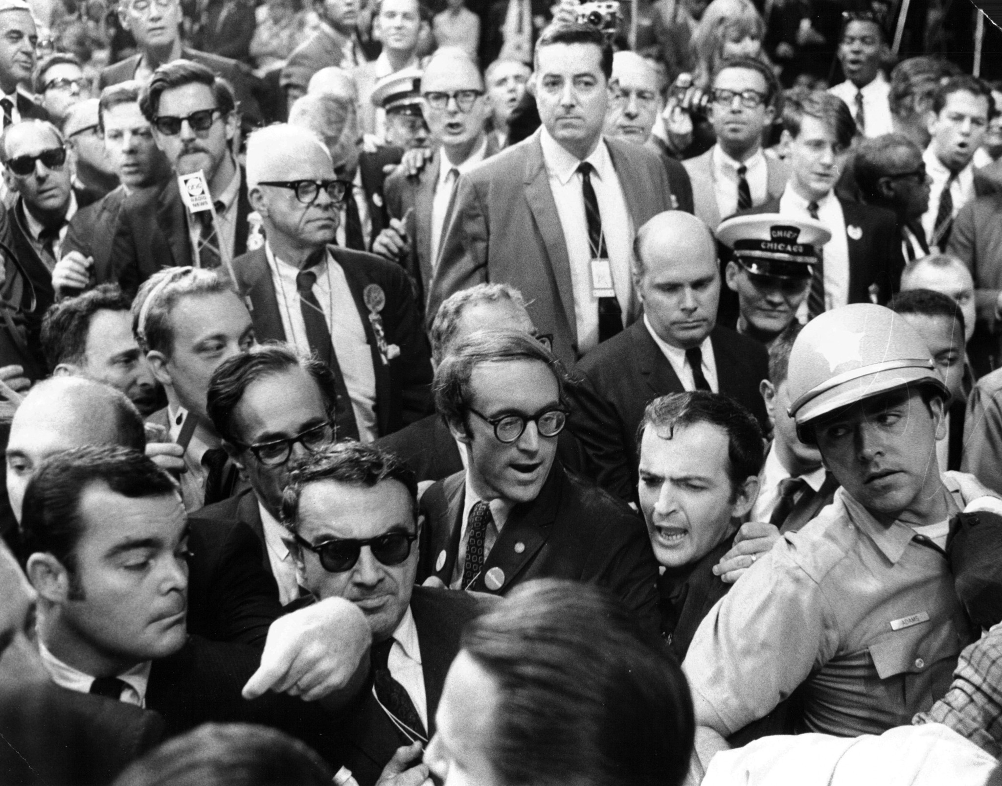 A disturbance on the floor of the Democratic National Convention...